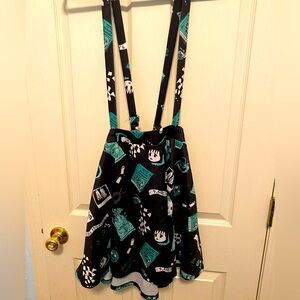 Beetlejuice suspender skirt from Hot Topic